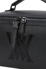 Women's Diamond Square Color Tote Bag - Black