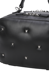 Women's Padded Color Pouch - Black