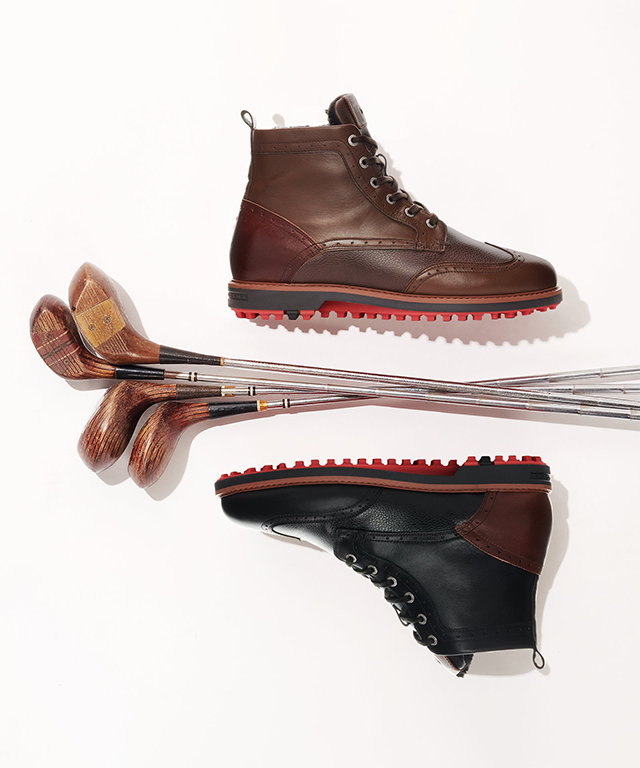 MEN'S Golf Shoes Delago - Brown