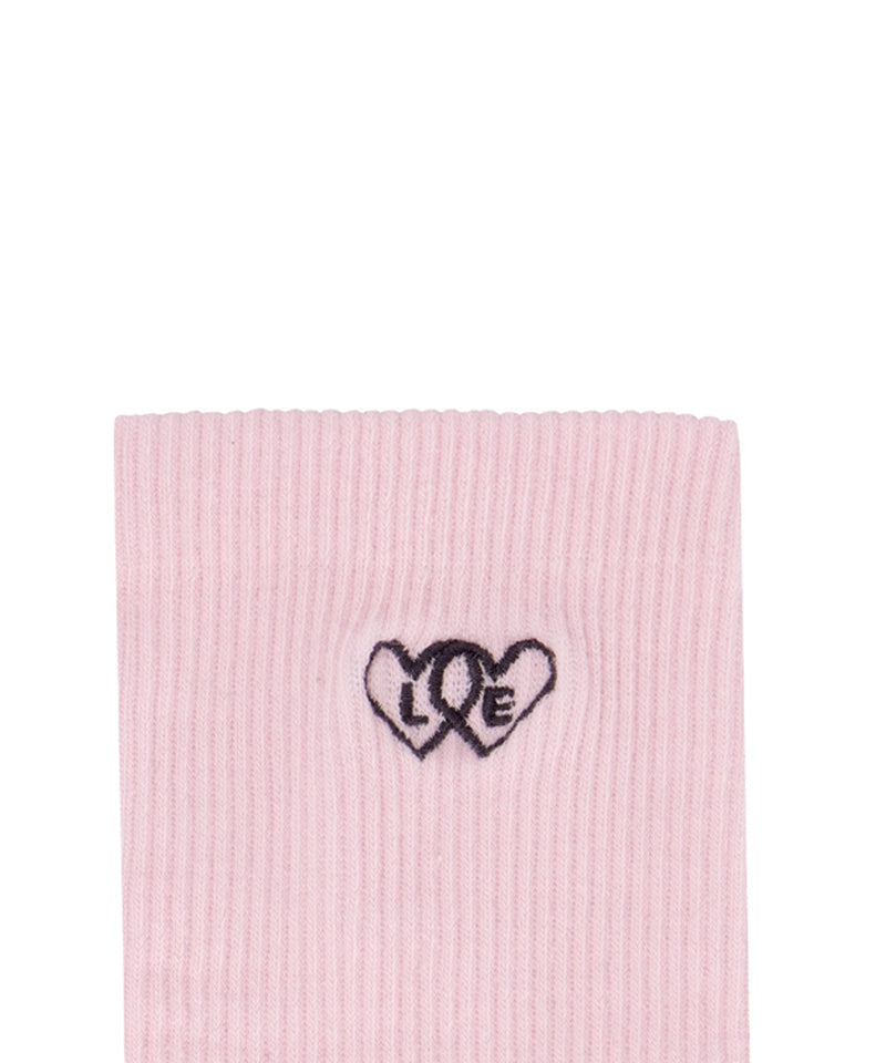 LE SONNET Two Hearts Socks - 2 Colors