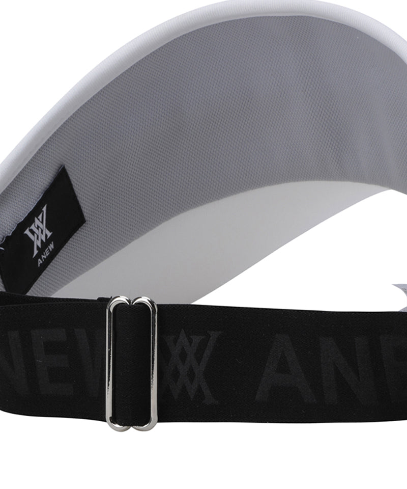 ANEW Golf Women's Tape Point High Crown Visor - White