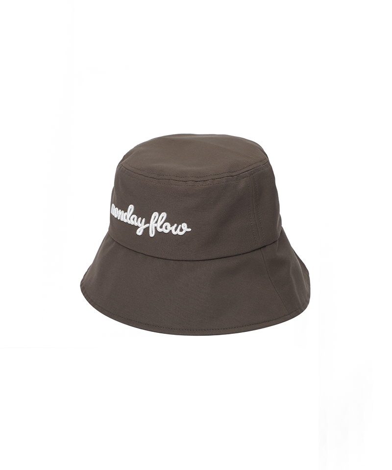 Monday Flow Ponytail Bucket Hat (Waterproof) - Dark Brown