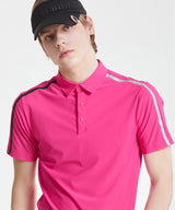 Euro Shoulder Collar T-Shirt - Pink