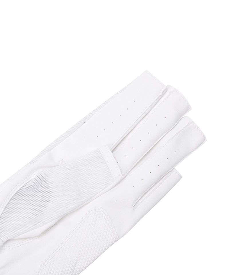 Women's Mesh Lace Glove (PAIR) - White