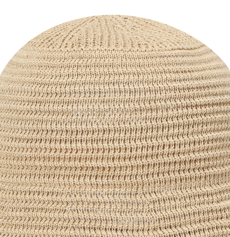 Amazing Cre Unisex Cotton Knitted Hat - Beige