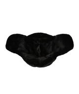 Amazing Cre Unisex Fur Trapper Cap - Black
