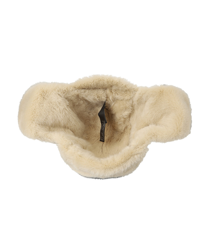 Amazing Cre Unisex Fur Trapper Cap - Stone