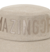 Amazing Cre Unisex Wool Like Standard Hat - Light Beige