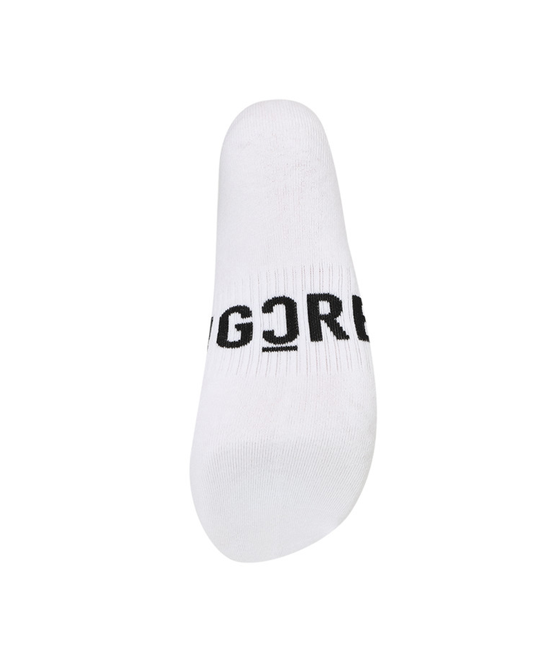 Amazing Cre Logo Point Sneakers Socks - White