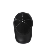 Unisex Big Wording Cap - Black