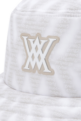 Women's Logo Pattern Hat - Beige