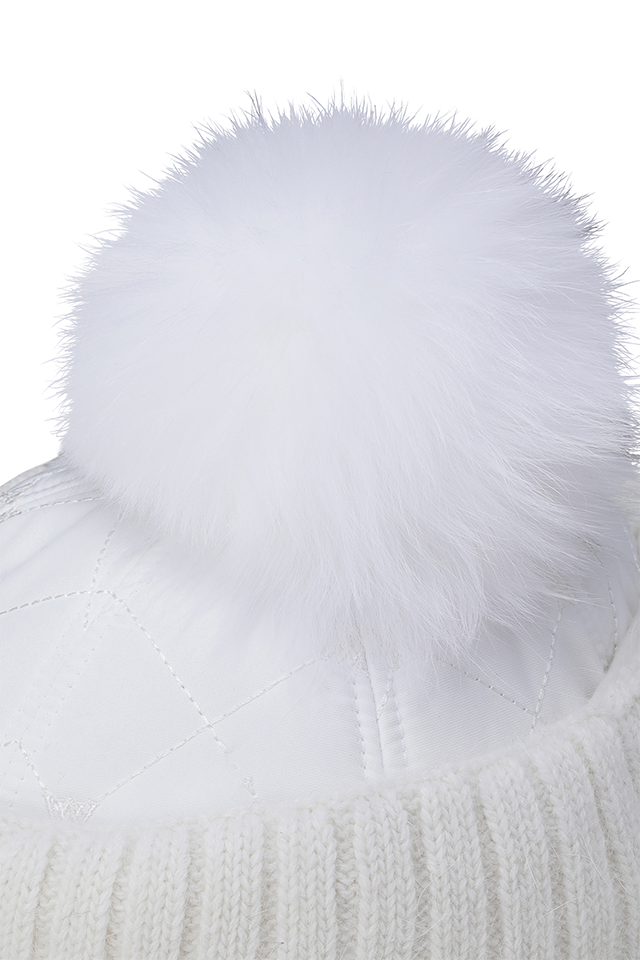 Women's Knitband Cap - Cream