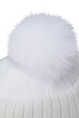 Women's Knitband Cap - Cream