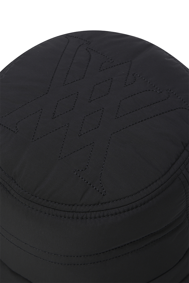 Women's Padded Stitch Hat - Black