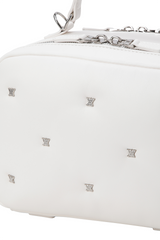 Women's Padded Color Pouch - Cream