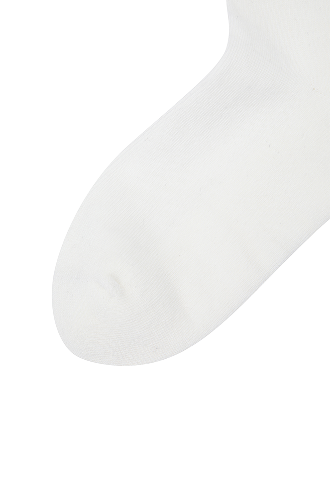Men's Middle Socks - White