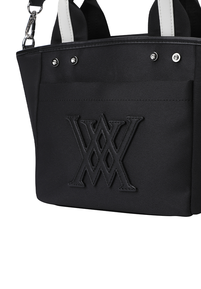 Unisex Color Pop Daily Tote Bag - Black
