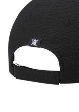 Uni Seersucker Cap - Black