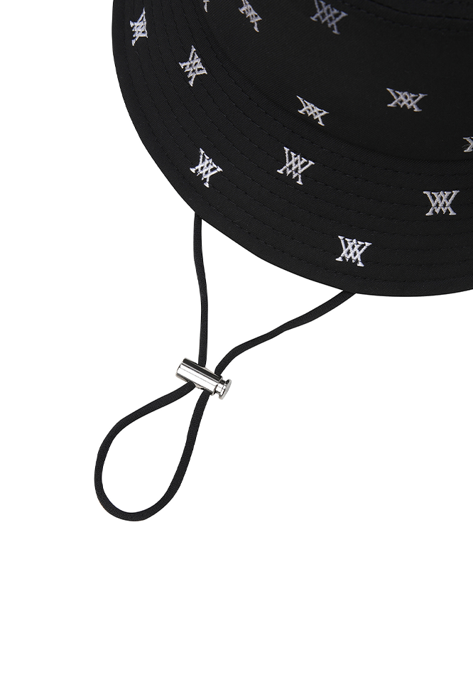 Unisex Gradation Bucket Hat - Black