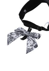 Women's Paisley Block Visor - Black