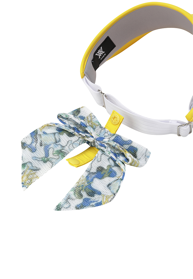 Women's Paisley Block Visor - Yellow