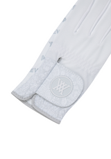 Women's Paisley Mesh Glove (PAIR) - White