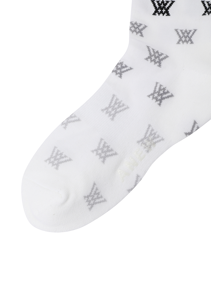 Women's Gradation Socks - White