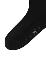 Women's Aqua Mesh Knee Socks - Black