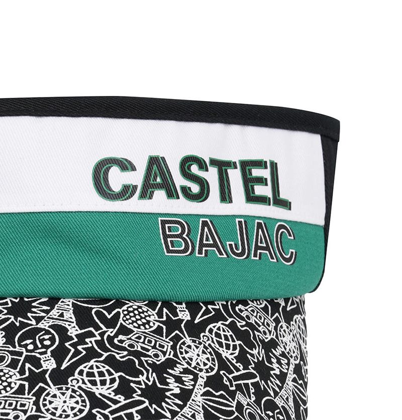 Castelbajac Men's Nîmes Color Block Sun Cap - Black