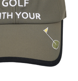 Castelbajac Men's Color Block Point Character Embroidery Ball Cap - Khaki