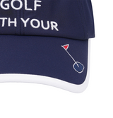 Castelbajac Men's Color Block Point Character Embroidery Ball Cap - Navy