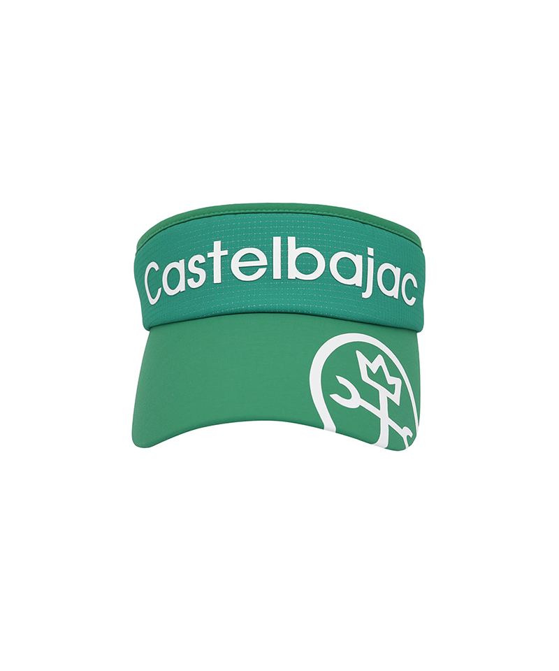 Castelbajac Men's Logo Print Sun Cap - Green