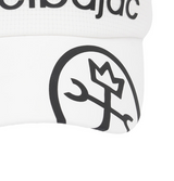 Castelbajac Men's Logo Print Sun Cap - White