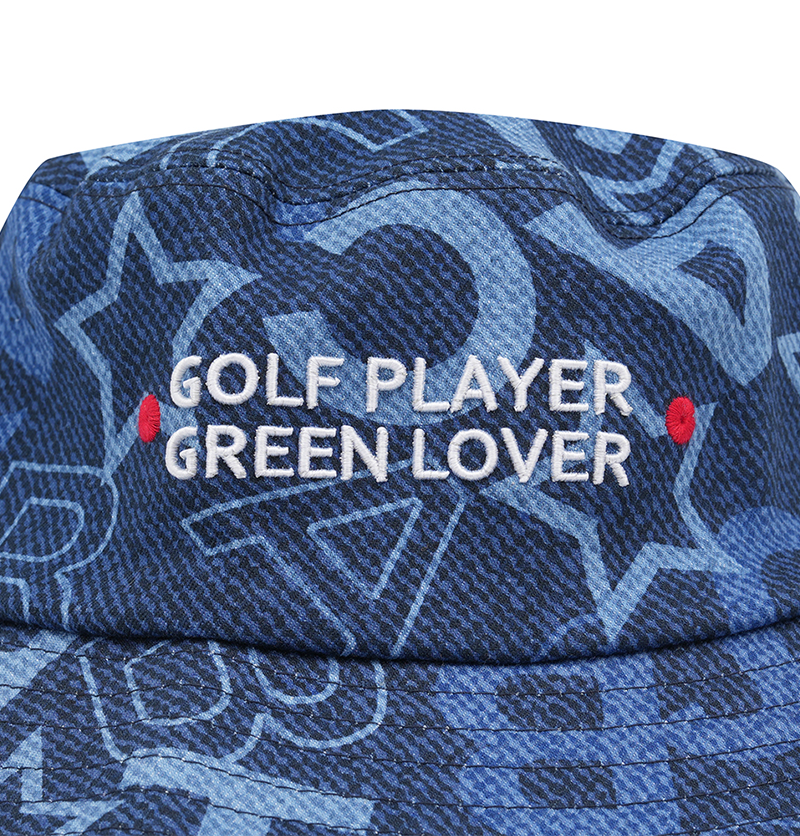 Castelbajac Women's Denim Logo Point Bucket Hat - Navy