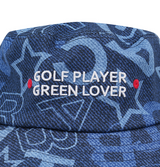 Castelbajac Women's Denim Logo Point Bucket Hat - Navy