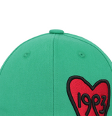 Castelbajac Women's Artwork Embroidery Point Ball Cap - Green