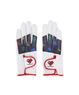 Castelbajac Women's Printed Mesh Gloves - Navy