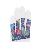 Castelbajac Women's Printed Perforated Gloves - Navy