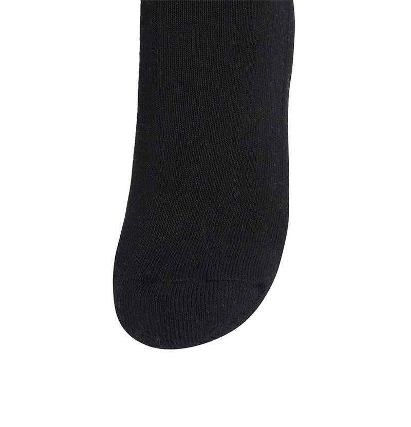 Castelbajac Men's Season Slogan Point Long Socks - Black