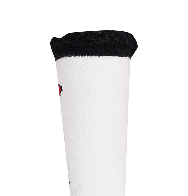 Castelbajac Women's Heart Point Knee Socks - Black