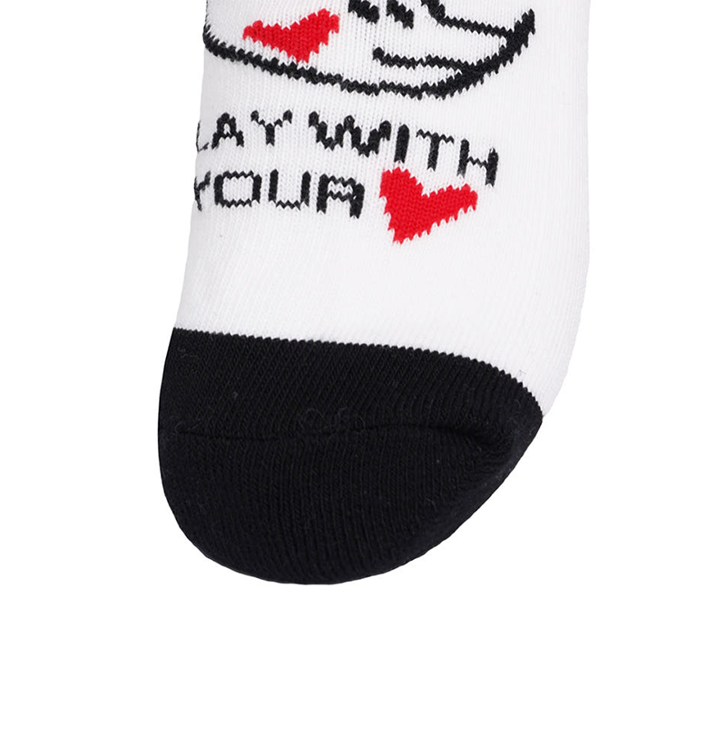Castelbajac Women's Color Block Character Ankle Socks - Black