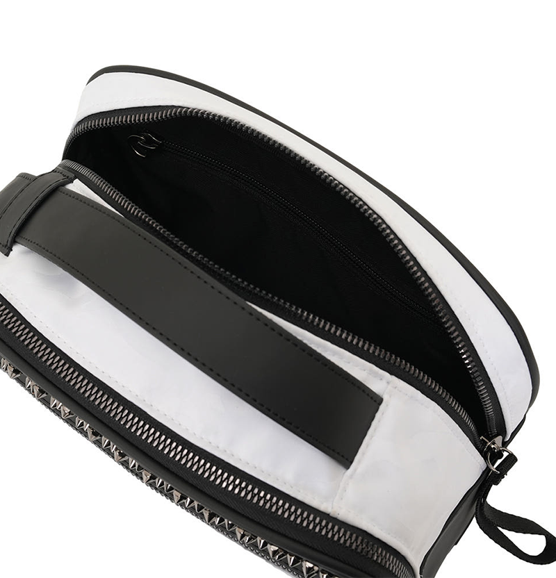 Castelbajac Men's Camouflage Pouch - White