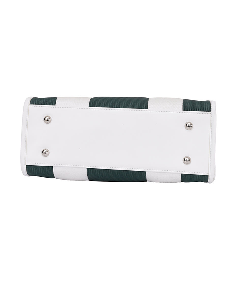 Castelbajac omen's Lettering Square Tote Bag - Green