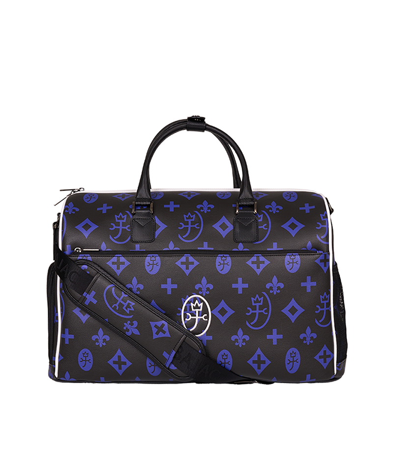 Castelbajac Men's Monogram Pattern Boston Bag - Black