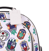 Castelbajac Women's Symbol Pattern Wheeled Trolley Bag - White
