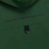 Jamie West Active Half Zip-up Hoodie Pullover - Green