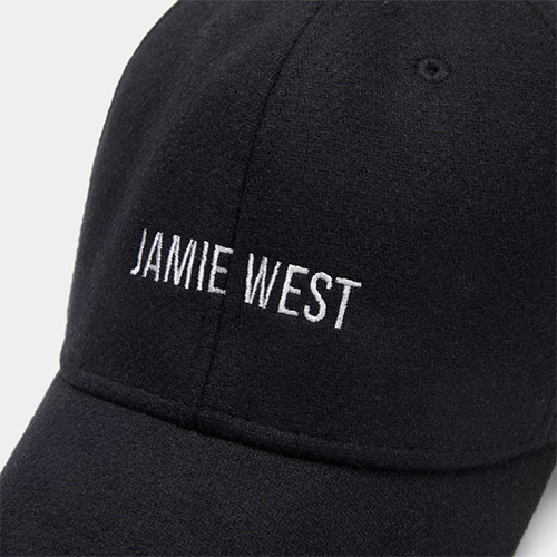 Jamie West Alex Wool Ball Cap - Black