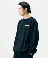 Jamie West Boucle Applique Brushed Sweatshirts - Black
