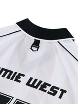 Jamie West Breakers Football Stripe P-Shirts - White