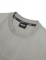 Jamie West Light Fleece Nylon Pocket Pullover - Gray